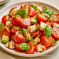 Avocado Caprese Salad: Fresh and Vibrant