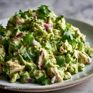Avocado Chicken Salad: High Protein and Creamy