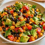 Black Bean Avocado Salad in 10 Minutes