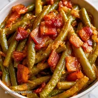 Canned Green Beans with Bacon