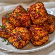 Air Fryer Salmon Bites: Crispy