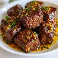 Quick Crock Pot Garlic Butter Steak