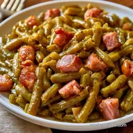 Crock Pot Southern Green Beans with Ham Hock