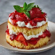 Easy 30 Minute Shortcake for 4 Servings