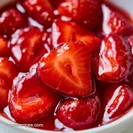 Fresh Strawberry Shortcake Filling: Glossy and Vibrant