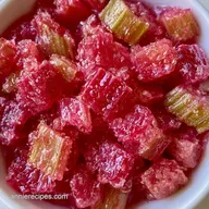 Quick Frozen Rhubarb Compote: Tangy and Glossy