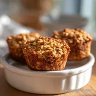 Healthy Baked Oatmeal Cups for Kids: 12 Serving Meal Prep