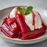 Rhubarb Sauce: Old Fashioned and Tart