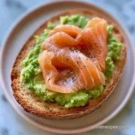 Smoked Salmon Avocado Toast with Sourdough