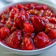 Fresh Strawberry Rhubarb Sauce