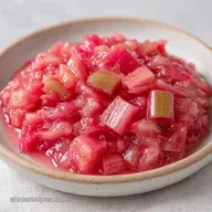 Vanilla Rhubarb Sauce: Tart and Glossy