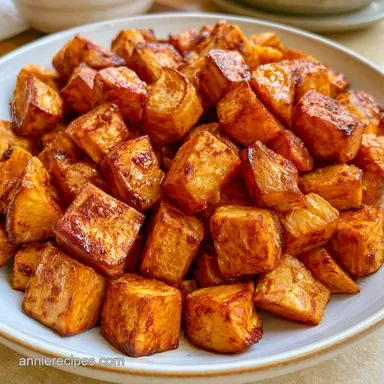 Air Fryer Sweet Potatoes in 20 Minutes Recipe Card
