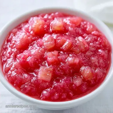 20-Minute Rhubarb Sauce Recipe