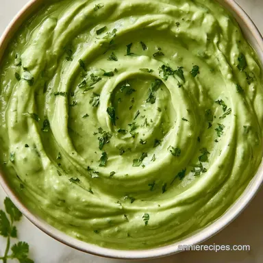 Avocado Yogurt Dip in 5 Minutes Recipe Card