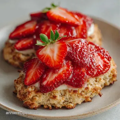 Fast Strawberry Shortcake Recipe for 4 Recipe Card