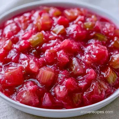 Fresh Rhubarb Sauce in 15 Minutes Recipe Card