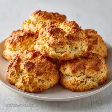 Golden Brown Shortcake Biscuits in 30 Min Recipe Card