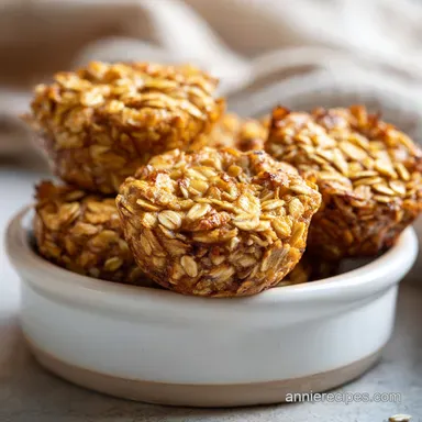 Healthy Baked Oatmeal Cups for Kids: 12 Serving Meal Prep Recipe Card
