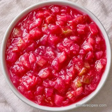 Rhubarb Sauce in 25 Minutes Recipe Card