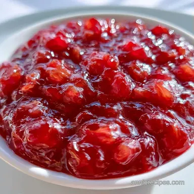 Quick 25-Minute Rhubarb Sauce Recipe Card