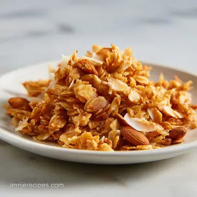 Homemade Granola with Honey: Crispy Recipe Card