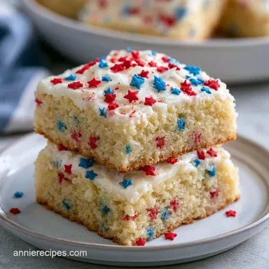 Patriotic Sugar Cookie Bars in 29 Minutes