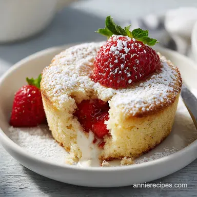 Quick 1Minute Microwave Mug Cake for 1 Serving Recipe Card
