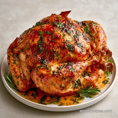 Roast Turkey for Thanksgiving for 12 Recipe Card