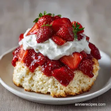Soft Fluffy Strawberry Shortcake: 30 Min Recipe Card
