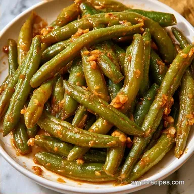 Spicy Soy Canned Green Beans: 15 Min