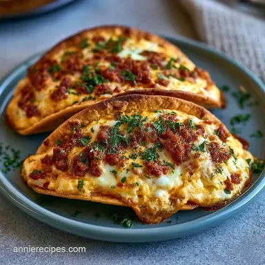 Tasty Baked Breakfast Tacos with Chorizo Recipe Card
