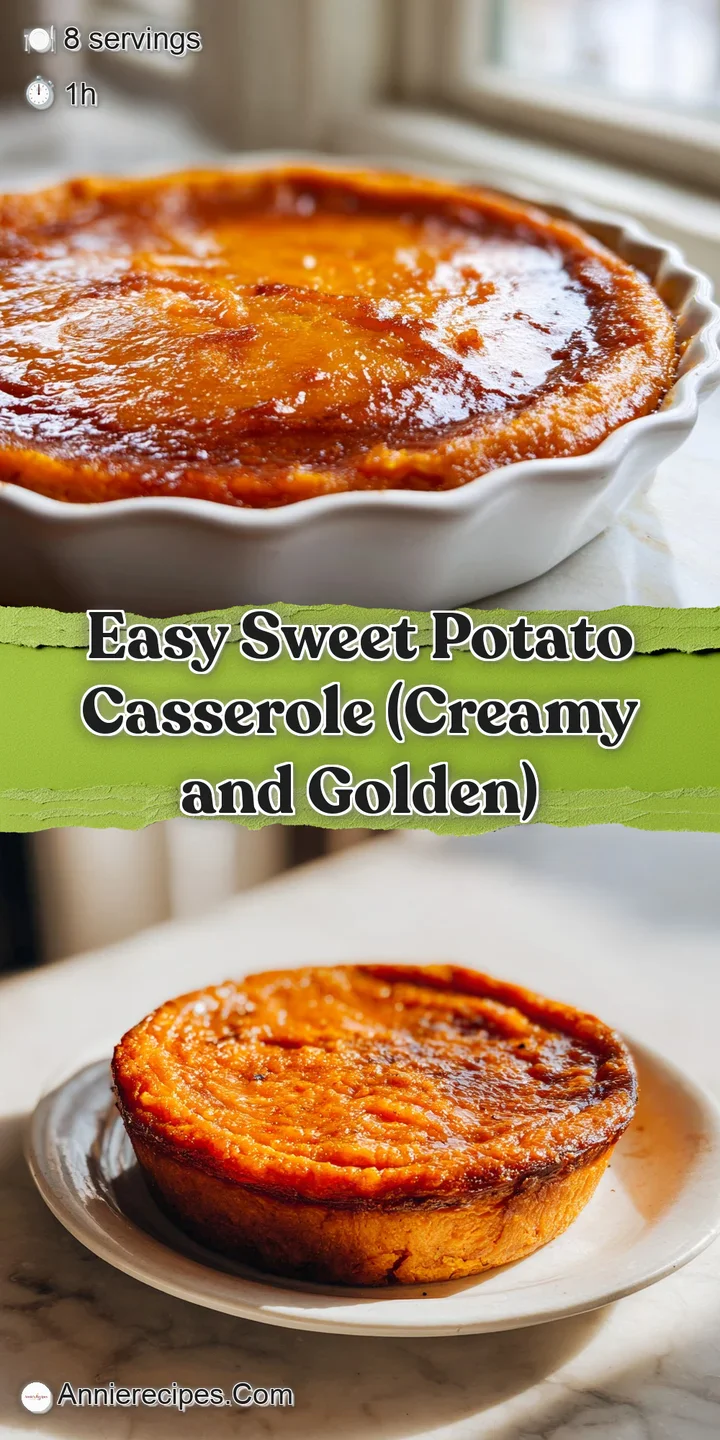 Close-up of creamy, bright orange sweet potato mash with melted butter and a crisp, caramelized brown sugar topping.