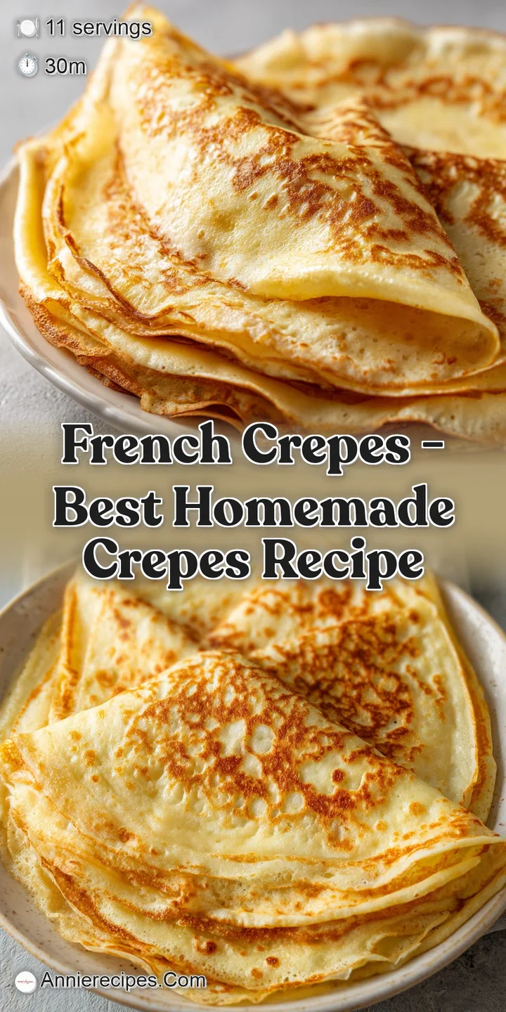 A close-up of a perfectly cooked, slightly browned crepe with a glistening sheen, hinting at its soft texture.