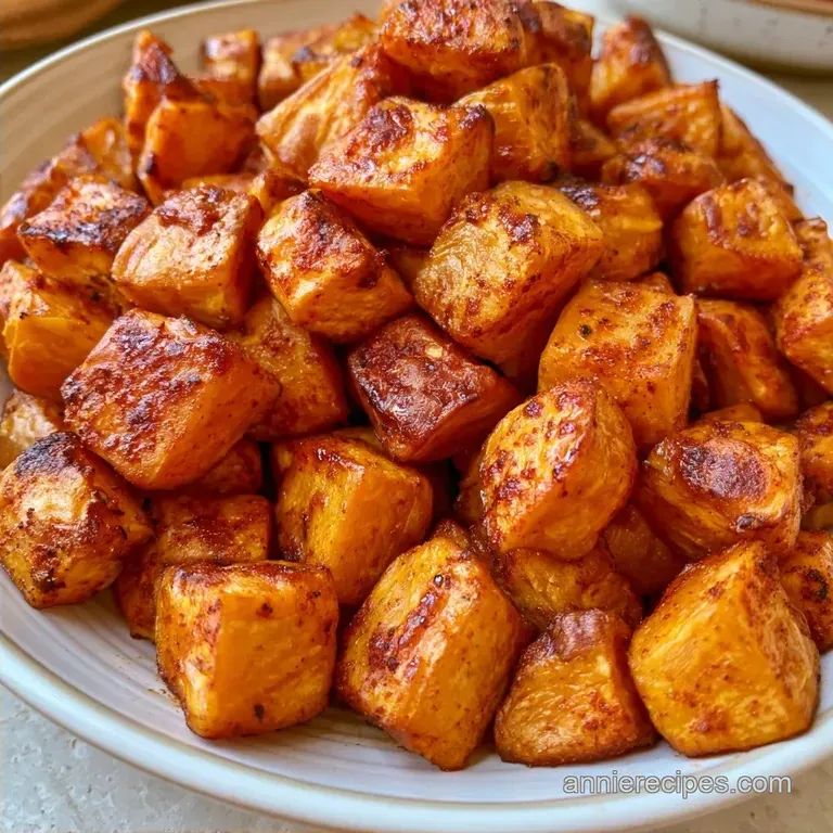 Caramelized Air Fryer Sweet Potatoes
