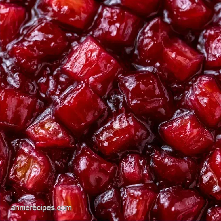 Old Fashioned Amish Rhubarb Sauce