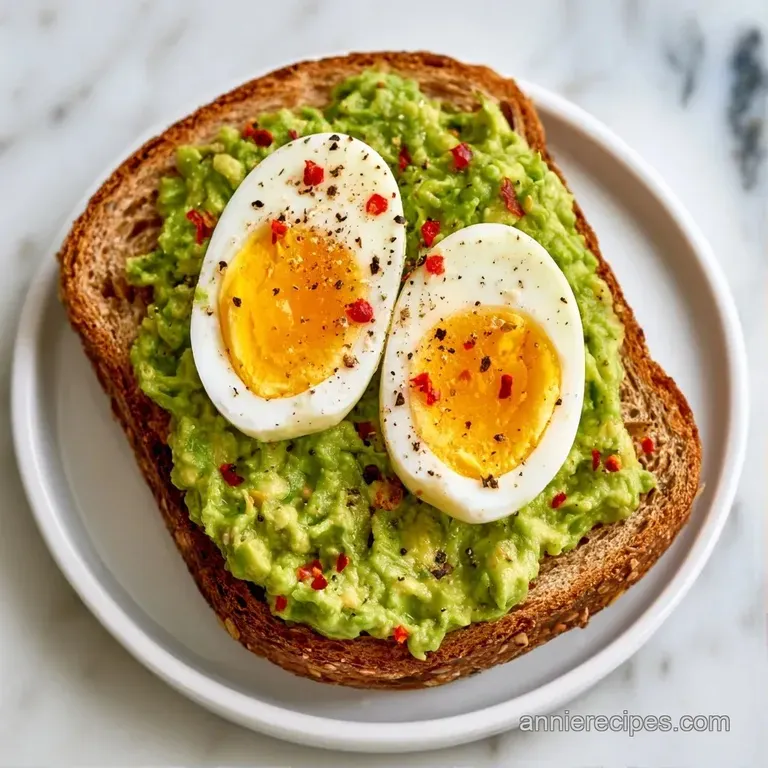 Two slices of golden brown toast topped with creamy green avocado, sliced radishes, and fresh microgreens.
