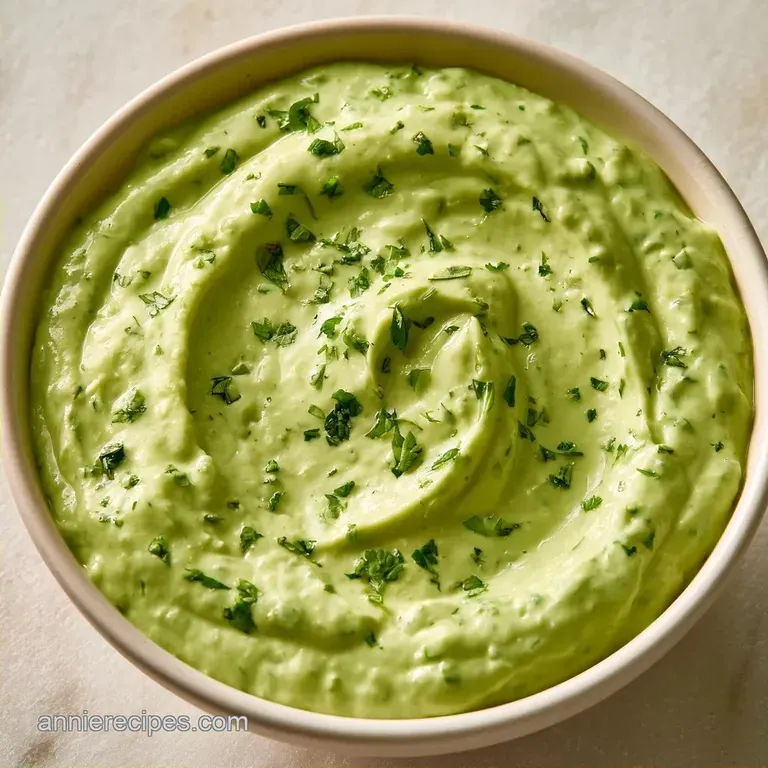 Healthy Avocado Yogurt Dip