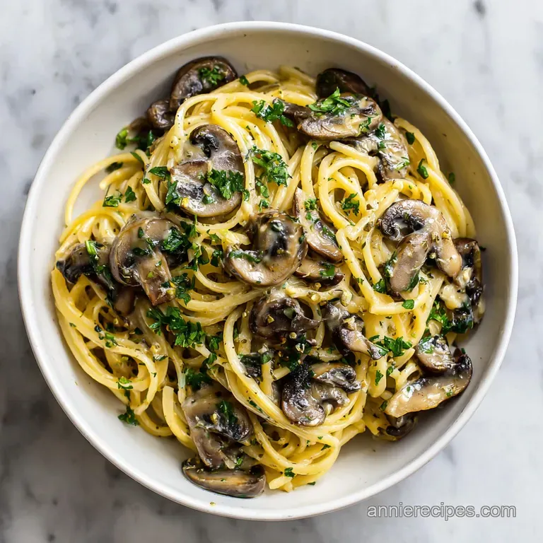 Creamy Mushroom Pasta: Silky and Buttery