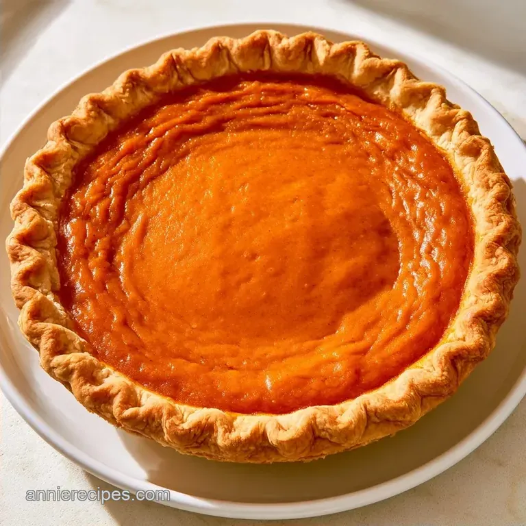 Easy Pumpkin Pie: Low-Sugar and Crack-Free