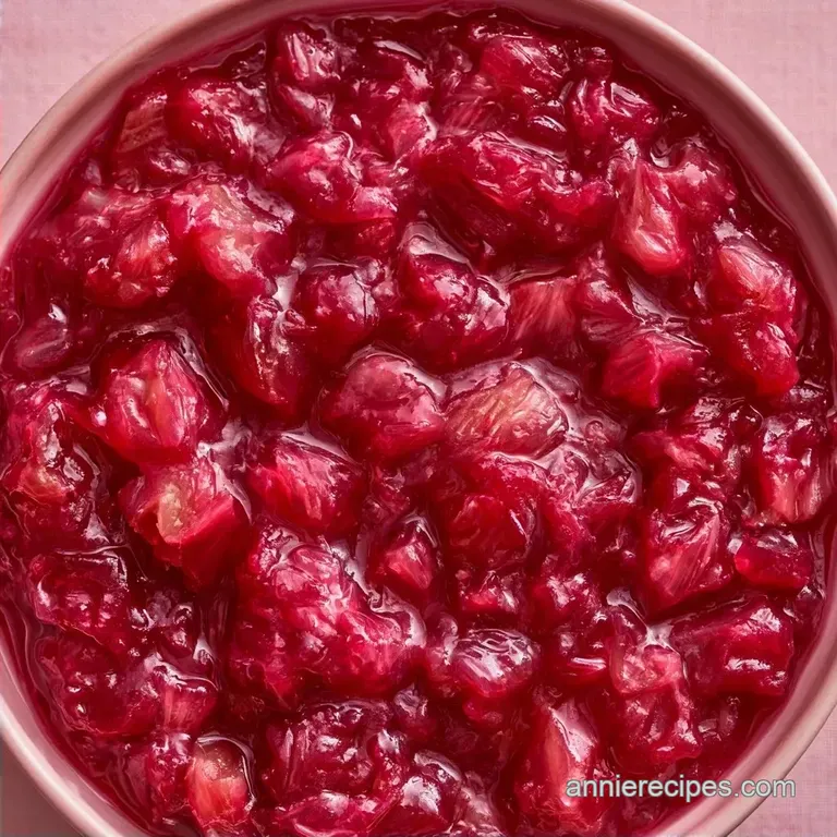 Freezer Friendly Rhubarb Sauce: Tangy and Bright