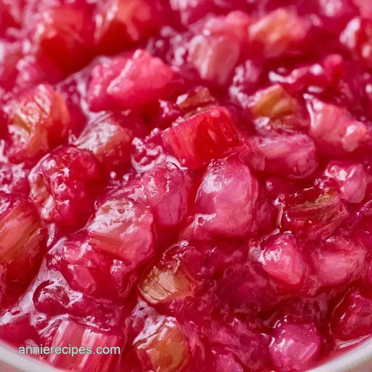 Fresh Rhubarb Sauce in 15 Minutes
