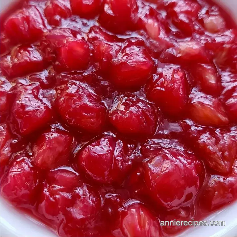 Old Fashioned Homemade Rhubarb Sauce