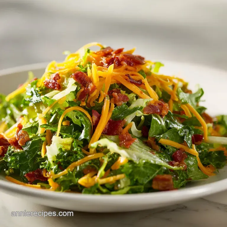 A neat slice of layered vegetables with white cream dressing served on a white porcelain platter with parsley.