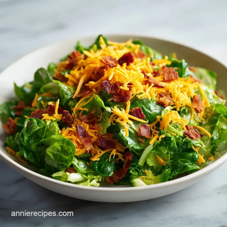 Layer Salad with Creamy Dressing: Crisp and Tangy