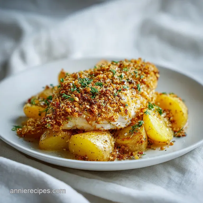 One Pan Chicken and Potatoes: Crispy and Garlic-Infused