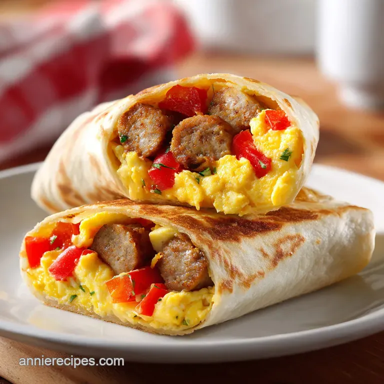High-Protein Quick Makeahead Breakfast Burritos
