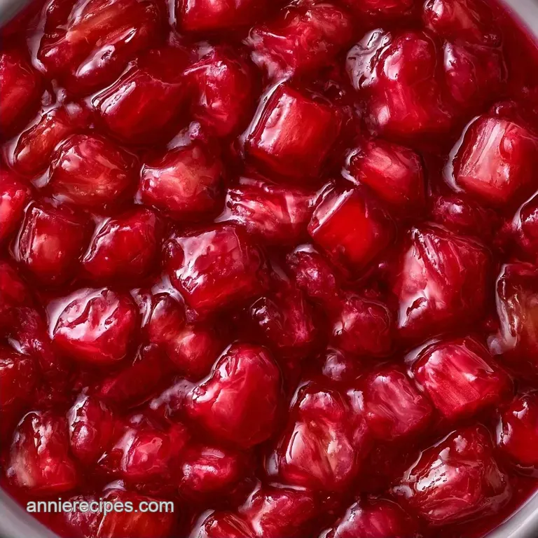 Simple Rhubarb Sauce: Tangy and Glossy