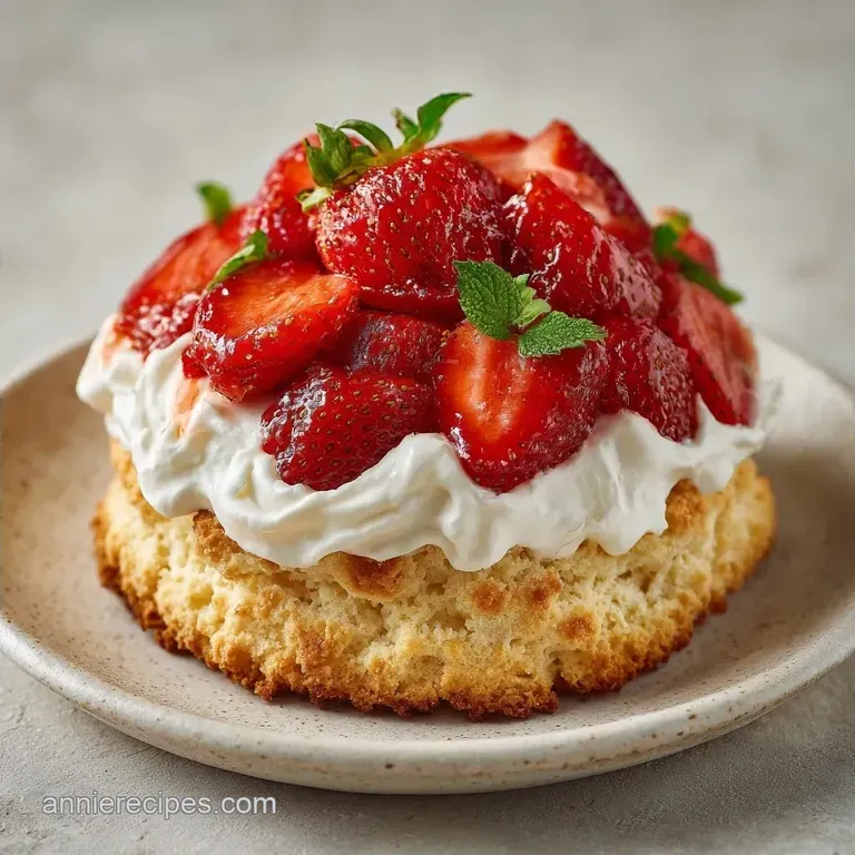 Soft Fluffy Strawberry Shortcake: Buttery and Light