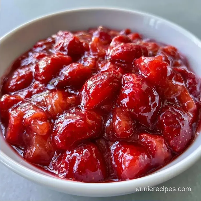 Strawberry Rhubarb Sauce in 20 Minutes
